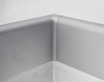 Ángulos internos en aluminio - Cerfix Protop